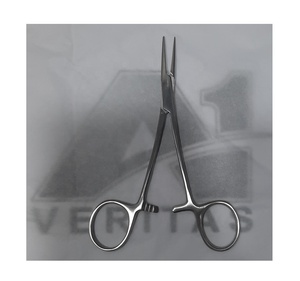 Pinces artériales Halstead-Mosquitoo A-1 VERITAS droites et courbées 12cm/14cm en acier inoxydable réutilisables, instruments ISO et CE - Product Image 4