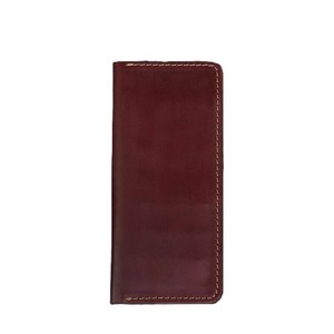 Burgundy Genuine <b>Leather</b> Long <b>Bifold</b> <b>Wallet</b> Minimalist Multi Card Slot Holder Cash Pocket Executive Checkbook Clutch For <b>Men</b> - Product Image 1