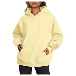 Sudadera con Capucha de Invierno/Otoño para Mujer, Sudadera de Poliéster, OEM ODM, Logotipo Personalizado, Insignia, Sudadera Informal para Gimnasio, Ropa de Calle, Moda Casual - Product Image 5