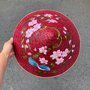 Chapeaux coniques en jonc vietnamien pour la décoration et les accessoires d'extérieur, chapeaux de ferme personnalisés, chapeaux traditionnels - Product Image 6