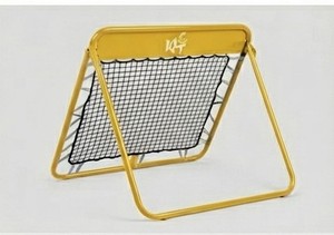 K1 Foldable Soccer Training <b>Rebounder</b> Net Metal Frame Yellow for Children All Seasons Use - Product Image 2