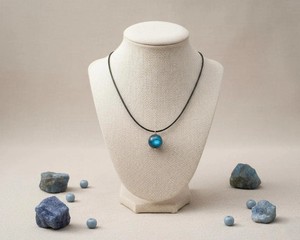 Collier pendentif en labradorite, bijoux en pierres précieuses naturelles, cristal éclatant, énergie de guérison, cadeau, fournisseur en gros - Product Image 2