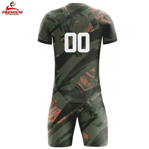 Camiseta de Fútbol OEM de Secado Rápido, Uniformes de Fútbol para Clubes Adultos, Uniformes Deportivos Personalizados con Impresión Digital para Hombre, Uniformes de Fútbol 100% Poliéster - Product Image 6