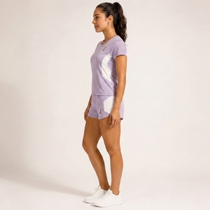 <b>Women</b> Casual <b>Short</b> Set Soft Breathable Fabric Relaxed Fit Matching Top <b>Shorts</b> Comfortable Everyday Summer Clothing OEM 2026 - Product Image 6