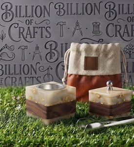 Resin Wood Aromatic Incense Burner Cube with Lid Bakhoor <b>Diffuser</b> <b>Oud</b> Box Luxury Style Fragrance Holder Home Spa Eid Ramadan - Product Image 4