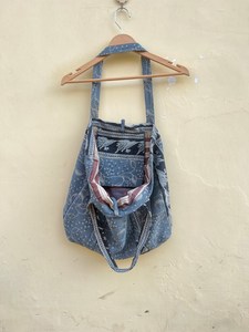 Sac fourre-tout matelassé léger bohème de couleur unie, grande capacité, en coton, pour femmes, toutes saisons, vente en gros - Product Image 5
