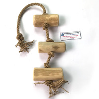 Support de jeu pour oiseaux en bois de café écologique de grande taille pour perroquets en provenance du Vietnam, avec couleur personnalisable et vente en gros
