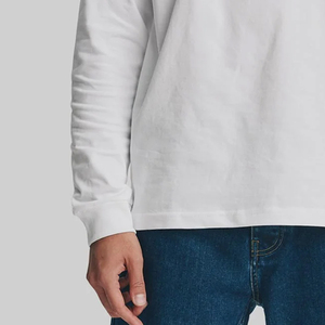 Full Sleeves Design Men T Shirt With Custom <b>Logo</b> Designing And Crew Neck Design With Relaxed Material For Summer Collection 2026 - Product Image 3