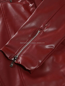 Recién llegado, chaqueta de cuero a la moda personalizada para hombre, ropa a la moda, nuevo estilo, venta directa de fábrica 2024, chaqueta de cuero para hombre - Product Image 2