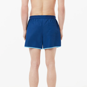 Shorts de bain pour hommes de haute qualité, séchage rapide, logo imprimé, taille plus, 100% polyester, shorts de bain unis - Product Image 3