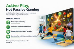 Máquina de Juegos Interactiva de Pared Eshark, Sistema de Entretenimiento Multijugador con Seguimiento de Movimiento - Product Image 3