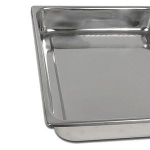 Plateaux médicaux et chirurgicaux en acier inoxydable 201, plateau manuel pour instruments dentaires, couvercle de plateau pour bébé, certifié CE Classe I - Product Image 2