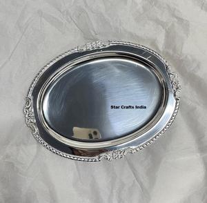 Bandeja para Servir Alimentos de Acero Inoxidable Ecológica de Nuevo Diseño, Acabado Moderno, Apta para Lavavajillas y Microondas, Tamaño Personalizable - Product Image 2