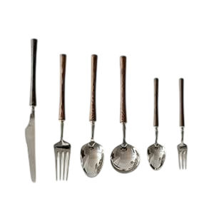 Vintage Style Stainless Steel Flatware With <b>Acrylic</b> Handles Dinnerware Place Setting Perfect For Home Use And Restaurants Usage - Product Image 6