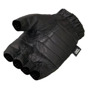 Guantes de Motociclista de Cuero Perforado Duraderos, Transpirables, de Medio Dedo, para Conducir Motocicletas, OEM, Personalizados, Venta al Por Mayor, Pedidos al Por Mayor - Product Image 2