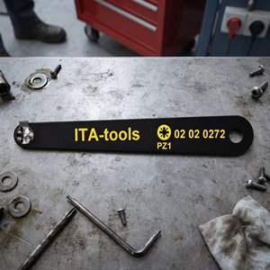 Pozidriv Bits 5 pièces/ensemble clé Super mince en acier avec porte-clés bricolage OEM - Product Image 1