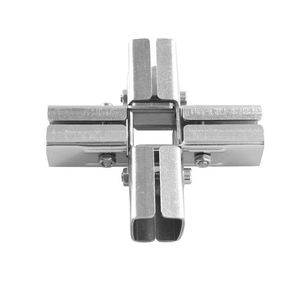 Connecteurs carrés en <span class=keywords><strong>acier</strong></span> inoxydable SS304 à angle droit de 90 degrés, bidirectionnels, pour soudage et découpe laser, connecteur de 21 <span class=keywords><strong>mm</strong></span> - Product Image 3