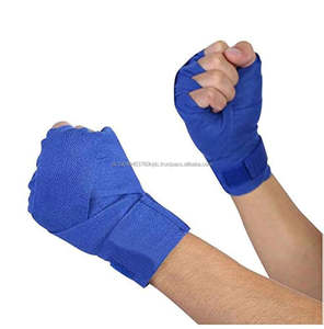 Gants de boxe en coton élastique à demi-doigts pour hommes et femmes pour le Muay Thai et enveloppement à la main. - Product Image 3