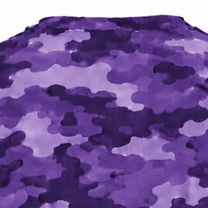 T-shirt camouflage violet pour hommes, manches courtes, col rond, imprimé camouflage, entraînement athlétique, fitness, performance sportive - Product Image 6