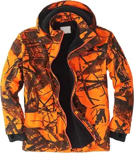 Оптовая цена на заказ зимняя водонепроницаемая камуфляжная охотничья одежда куртка уличная охотничья куртка маленькая охотничья куртка