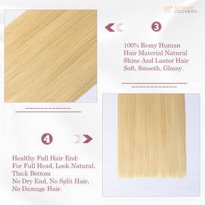 En gros Double Dessiné Remy Ruban dans les Extensions de Cheveux Humains Viêtnamiens Bruts Longue Ligne Ruban dans les Extensions de Cheveux - Product Image 6