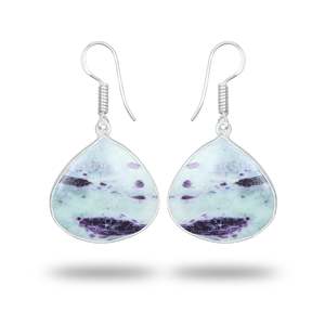 Natural raw gemstone Wholesale Luxury <b>Bridal</b> Jewelry Dangle Stud <b>Wedding</b> Earring Jewelry kammererite earrings Gemstone Earrings - Product Image 4