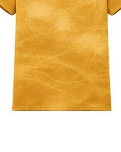 Camiseta Personalizada con Tinte de Mostaza para Hombre, Cuello Redondo, Manga Corta, Algodón, Estilo Casual Urbano, Lavado Vintage, Personalizada, OEM, Venta al Por Mayor - Product Image 6