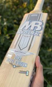 Bate de Críquet Mb Malik Umz Elite Edition, Ligero y Duradero, de Madera de Sauce, 40 mm de Grosor, 2.8 lb, Incluye Funda Protectora y Agarre Adicional - Product Image 2