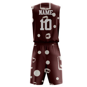 Maillots de basket-ball personnalisés en gros avec logo, impression par transfert thermique, tissu en maille, nom et numéros d'équipe personnalisés, tailles adultes unisexes, uniforme - Product Image 2