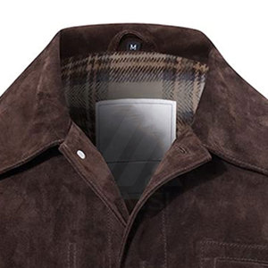 Mens <b>Suede</b> <b>Leather</b> <b>Jacket</b> Smart Casual Outerwear Fine Texture Modern Fit OEM Wholesale Factory Sample Service Available New - Product Image 4