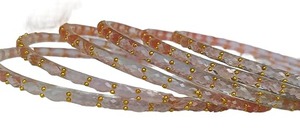 Bracelets en verre brillant effet goutte de pluie très demandés pour femmes, ensemble de bijoux traditionnels élégants pour mariages, fêtes et festivals, en vente - Product Image 2