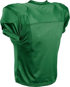 Maillot de football vert en maille à col en V, manches courtes, polyester, vêtements de sport durables, unisexe-adulte, maillot d'entraînement de football pour la pré-saison - Product Image 2