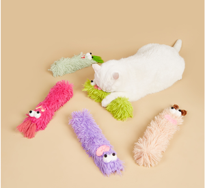 Interactive Plush Fabric Cat Kicker Soft Kick <b>Sticks</b> Durable Puppy Kitty Exercise Chew Toy Interactive Movement Pet Toys Chewing - Product Image 1