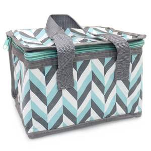 <b>Hot</b> Sale Insulated Vietnam OEM/ODM Splash-proof <b>Lunch</b> <b>Box</b> Customized Zipper Velcro Non Woven 150g 200g Custom Cooler Bag - Product Image 5