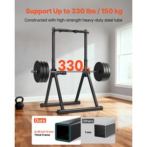 Stazione per Trazioni Portatile con Capacità di 150 kg, Struttura Triangolare Autoportante Resistente per Uso Domestico - Product Image 3