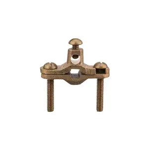 Low Price Outstanding Quality Overhead Line Accessories Metal Material Connectors Bronze Ground Clamp for Earthing Protection