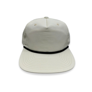 Premium Blank 5 Panels Waterproof Golf <b>Hats</b> Perforated Cap for Outdoor Sports 3D Logo Embroidery Laser Cut Holes Decorative Rope - Product Image 2