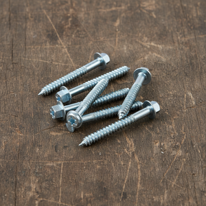 Tornillo de Cabeza Hexagonal Externa de Acero al Carbono CLASE 4, Marca PDC, Modelo 4, Resistente a la Corrosión, Galvanizado en Caliente, Rosca para Madera, Métrica/Pulgada - Product Image 3
