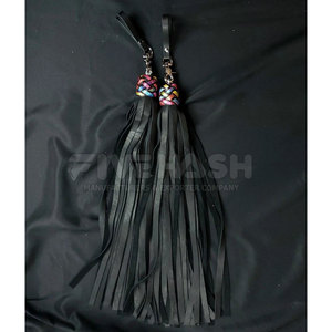 Leather <b>Flogger</b> Premium Leather Strips Strong Handle Balanced Design Leather <b>Flogger</b> Simple Control - Product Image 2