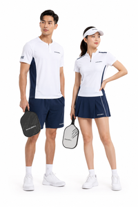 Premium Pickleball Unisex Athletic Performance <b>Shirt</b> and Shorts Set Moisture Wicking Solid Color All Seasons Apparel - Product Image 3