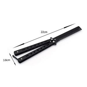 Butterfly Comb Stainless Steel Folding Practice Comb for <b>Creative</b> <b>Gift</b> - Product Image 3
