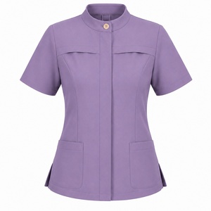 Conjunto de Ropa Médica para Mujer, Uniforme de Salud, Ropa de Enfermería, Ropa de Trabajo para Hospital, Diseño Profesional, Proveedor OEM ODM - Product Image 1