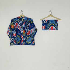 Conjunto de Pijama de Algodón de Pantalón Largo de Gran Venta - Ropa de Dormir de Algodón, Pijama y Ropa de Estar por Casa Bohemio de Verano para Mujer, Regalo - Product Image 2