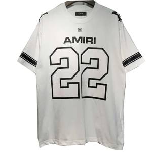 Camiseta de Hombre de Lujo, Talla Grande, Estampada, 100% Algodón, Cuello Redondo, Hombros Caídos, Estilo Urbano, Diseño de Logotipo Personalizado, 200 Gramos - Product Image 5