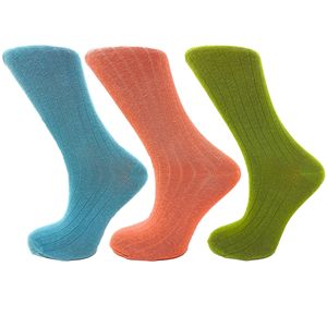Mid-Calf Length Casual Cotton Crew Socks for Women 3 Pairs Soft and Breathable Sports Socks - Product Image 2