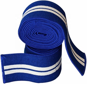 Genouillère tricotée respirante à compression, manchon de soutien et de protection toutes saisons, fermeture à enfiler - Product Image 2