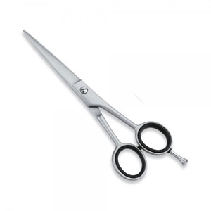 Ciseaux de coiffure professionnels en acier inoxydable à pointe affûtée pour droitiers avec manche en plastique - Product Image 1