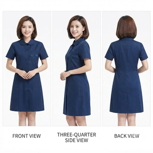 Robe de travail médicale professionnelle extensible pour infirmières - Product Image 5