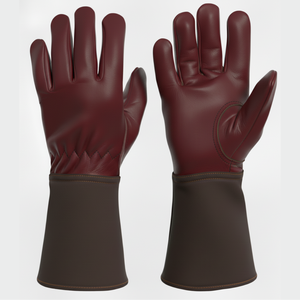 Premium Quality Cowhide Split Leather Welding Gloves Heavy Duty Heat Spark Resistant Anti-static Oven Bakery Gloves - Product Image 4