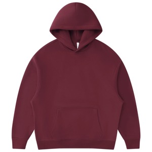 Breathable Quick Dry <b>Women's</b> <b>Sweatshirt</b> <b>Dress</b> Featuring Cotton Fleece Long Length Oversized Fit and Printed Hooded Styling - Product Image 3
